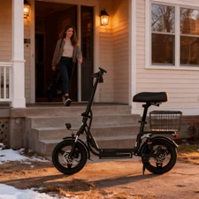 Bodywel Electric Scooter Adult 750W 20MPH 25 Miles Foldable E Scooter with Seat