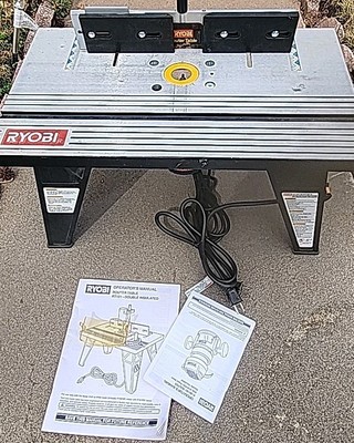 Ryobi Router Table w/ Router 1/2 HP Peak R161 W/ Instructional Manual 