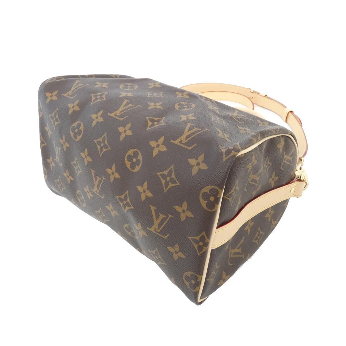 Authentic LOUIS VUITTON Monogram Speedy Bandouliere 25cm