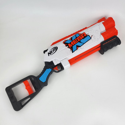 Nerf - Mega XL Double Crusher - 2 Barrel Pump Action Dart Blaster Gun - NO AMMO!