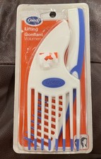 GOODY Super Comb And Small Handle Lifting Lift 58122 2008 Vintage Navy Set Retro