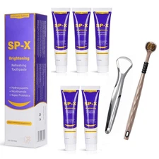 7Pcs Whitening Toothpaste Improve Bad Breath Fresh Cleansing Stain Enamel Repair