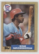 2017 Topps Rediscover Topps Buybacks Silver Ron Washington #1987-169 fm0