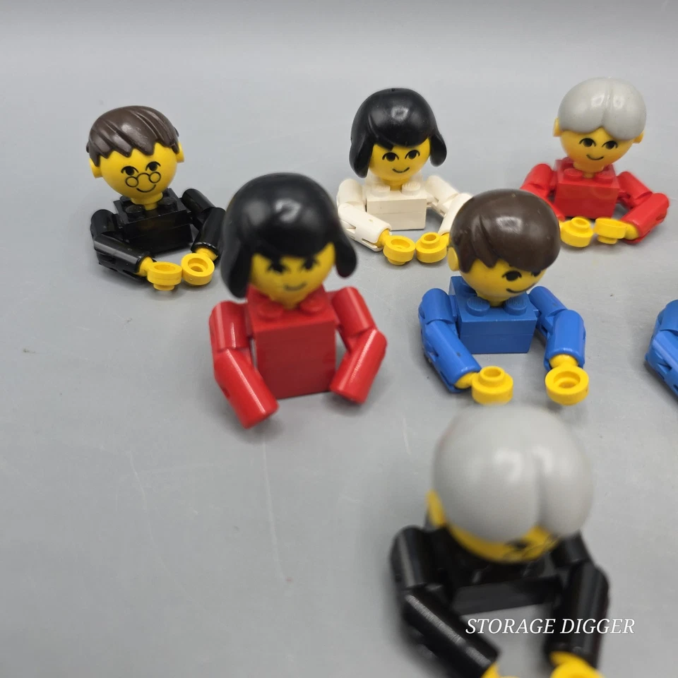 VTG LEGO Homemaker Family 11 Maxifigure Lot Classic 1970s Large-Scale Figures - Image 2 of 4