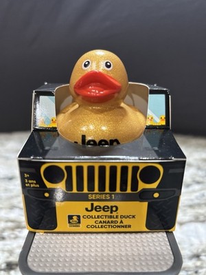  Official Jeep Rubber Duck IT'S A JEEP THING METALLIC GOLD Collectible Series 1