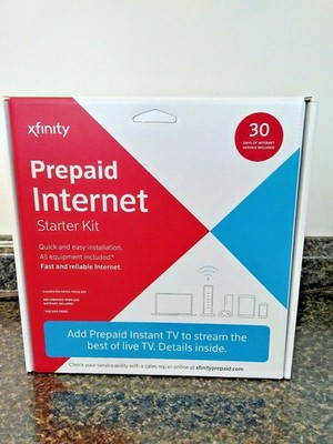Xfinity Prepaid Internet Starter Kit Modem Includes First Month of Service FREE!