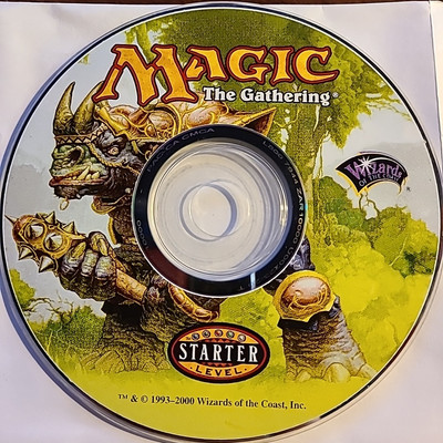 MTG Magic Computer Game Starter Level CD-Rom Disc 2000 Disc Only Great Condition