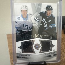 25-26 UD ULTIMATE ULTI-MATES DUAL JERSEY DYLAN GUENTHER / CLAYTON KELLER