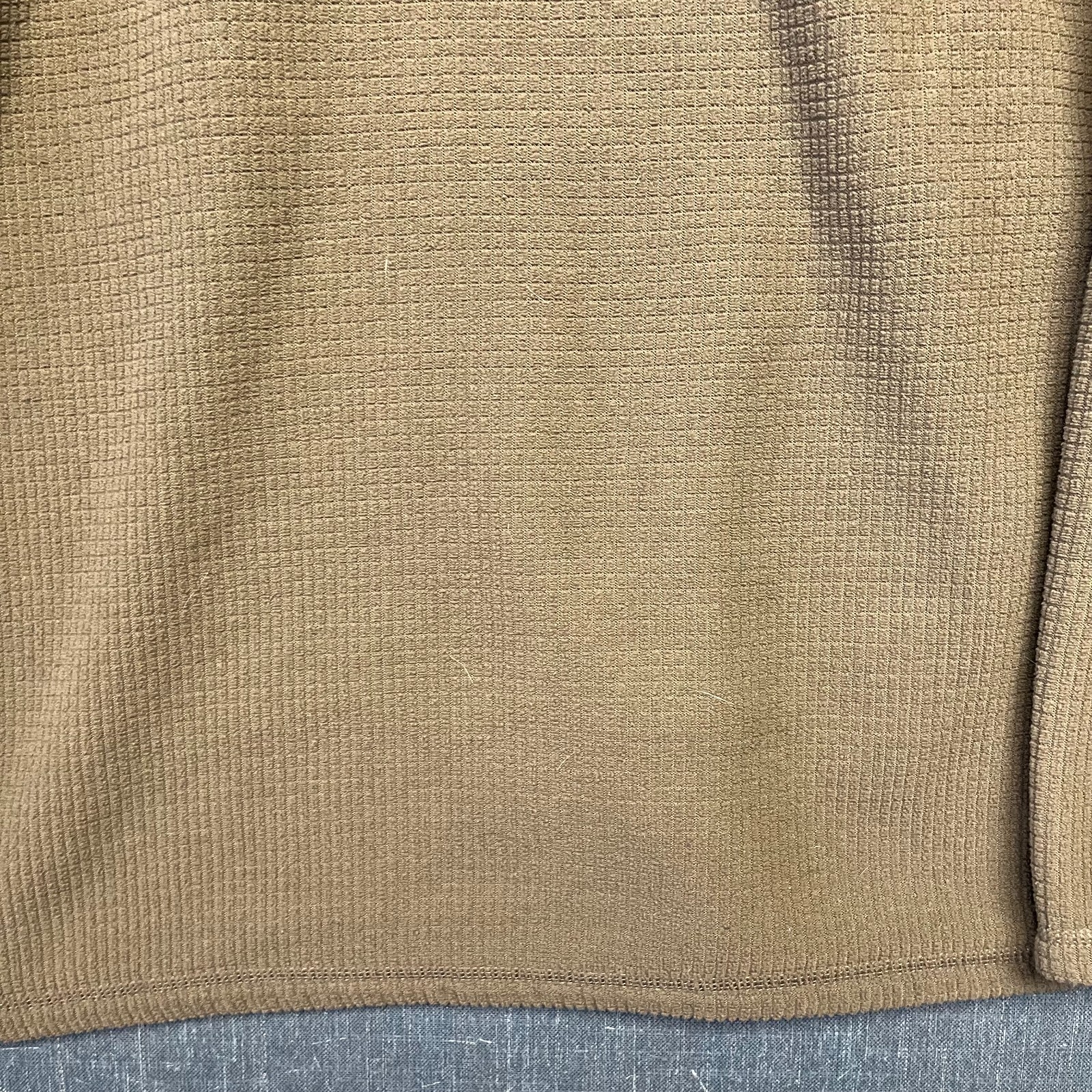 The North Face Men's 1/4 Zip Pullover Size XL Brown Waffle Textured FleeceJacket thumbnail 10