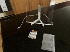 LED Children Drawing Board Dry Erase Board Acrylic Note Lamp Night Light 8"x12"