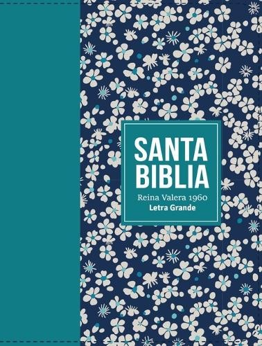 Reina Valera 19 Biblia Rvr 1960 Compacta Símil Piel Flores Verde (Leather Bound)