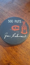 Jean Beliveau 500 Goals Montreal Canadiens Commemorative Hockey Puck Promo