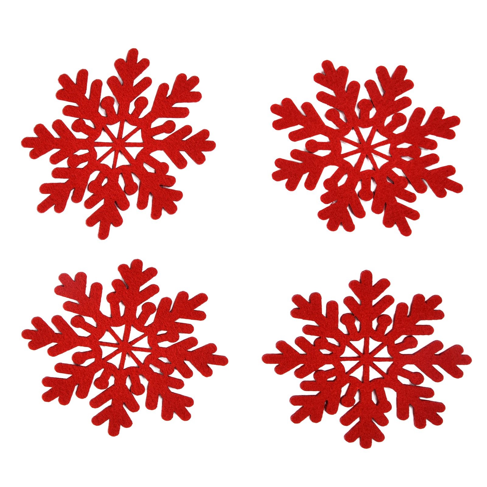NEW Felt Placemat Christmas Halloween Coaster Snowflake Pendant Heat-proof