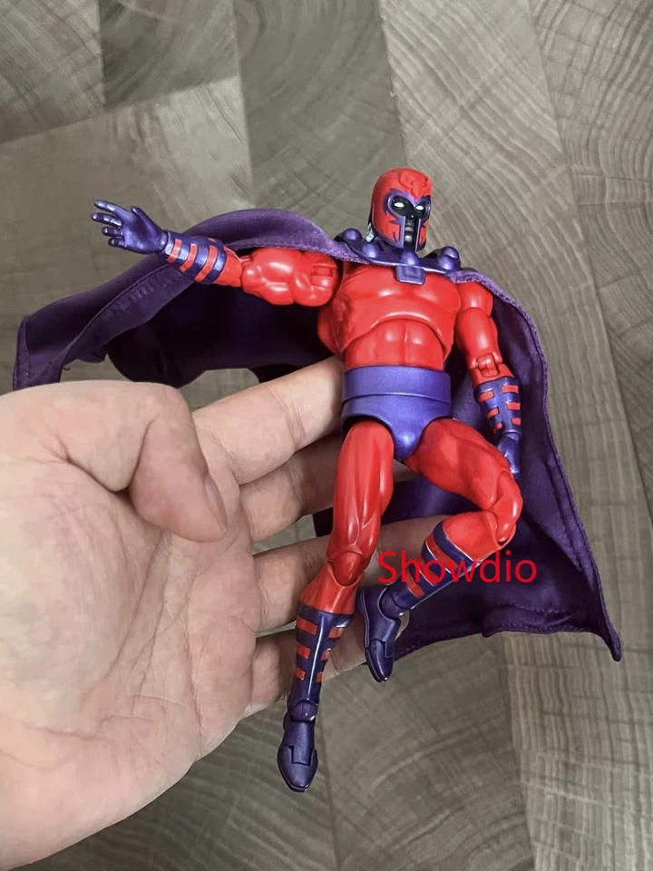 New 1/12 Custom Wired Cape Cloak For 6'' Mafex Magneto Action Figure (No Figure) - Изображение 4 из 4