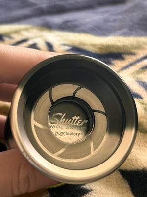 YoYoFactory Gentry Stein Signature Wide Angle Shutter Yoyo- Black/Silver
