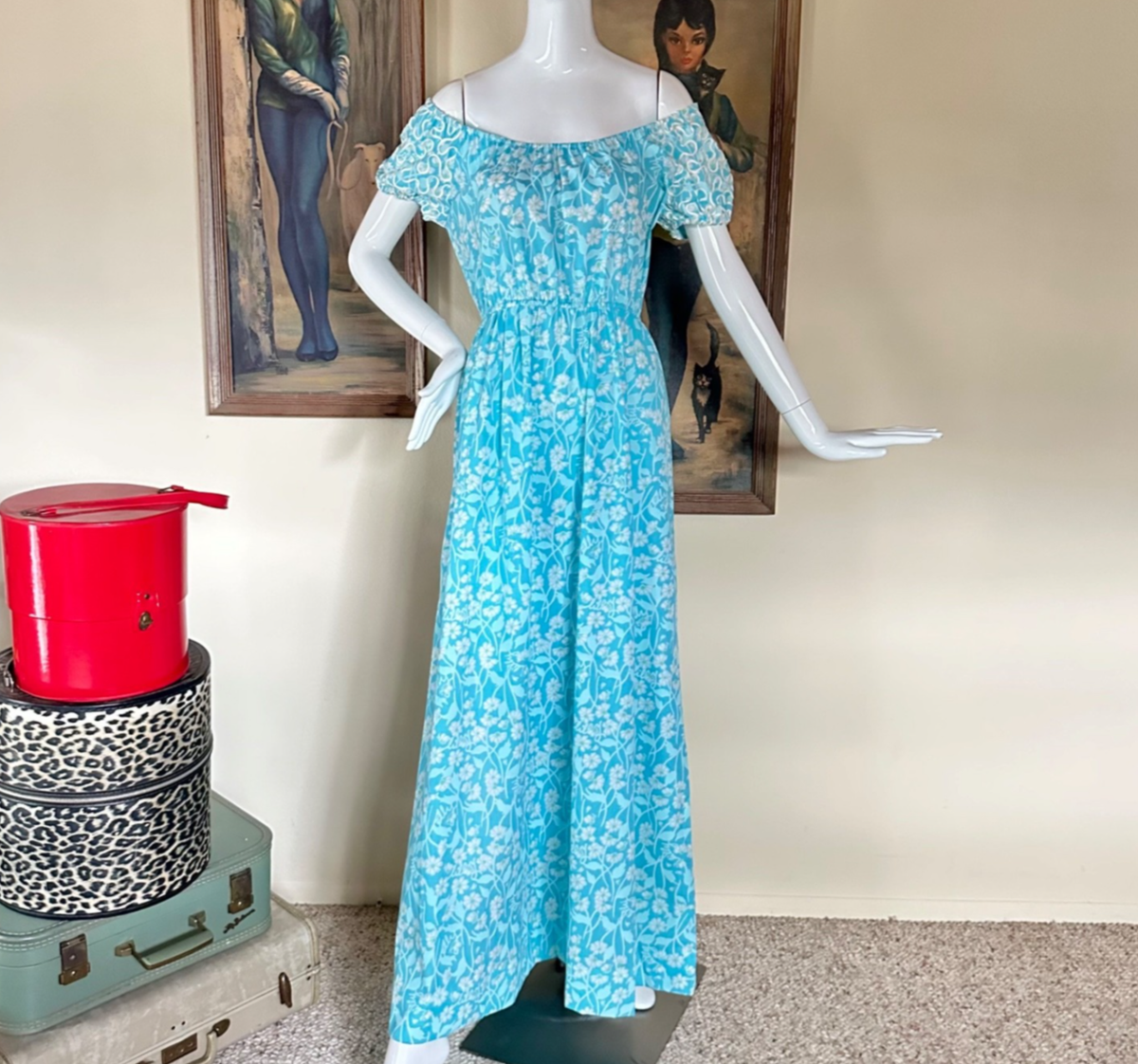 Rare Vintage 1970s Lilly Pulitzer Off-Shoulder  display picture 2