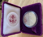 1992-S Proof American Silver Eagle Dollar in US Mint Holder, No box or COA