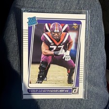 2021 Panini Donruss - Rated Rookie Christian Darrisaw #340 (RC) Minnesota Viking