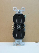  4-Pack Pass  Seymour BLACK Tamper Resistant Duplex Receptacle Outlet 15A 125V