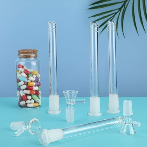 5" Downstem +14mm Male Round Bowl for Glass Bong Water Pipe Replacement Part - 第 4/6 張圖片