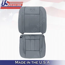 DRIVER-Bottom & Top Leather Seat Cover 2006 2007 2008 2009 For Dodge Ram Laramie