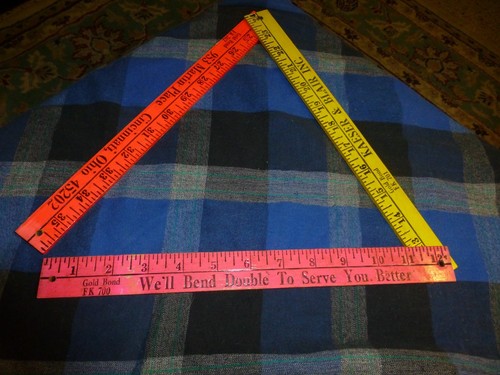 Vintage KAESER & BLAIR Advertising FOLDING YARDSTICK / Cincinnati, Ohio VG ! - Picture 3 of 7