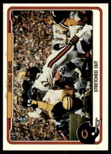 1982 Fleer Football Team Action Stretched Out . #8