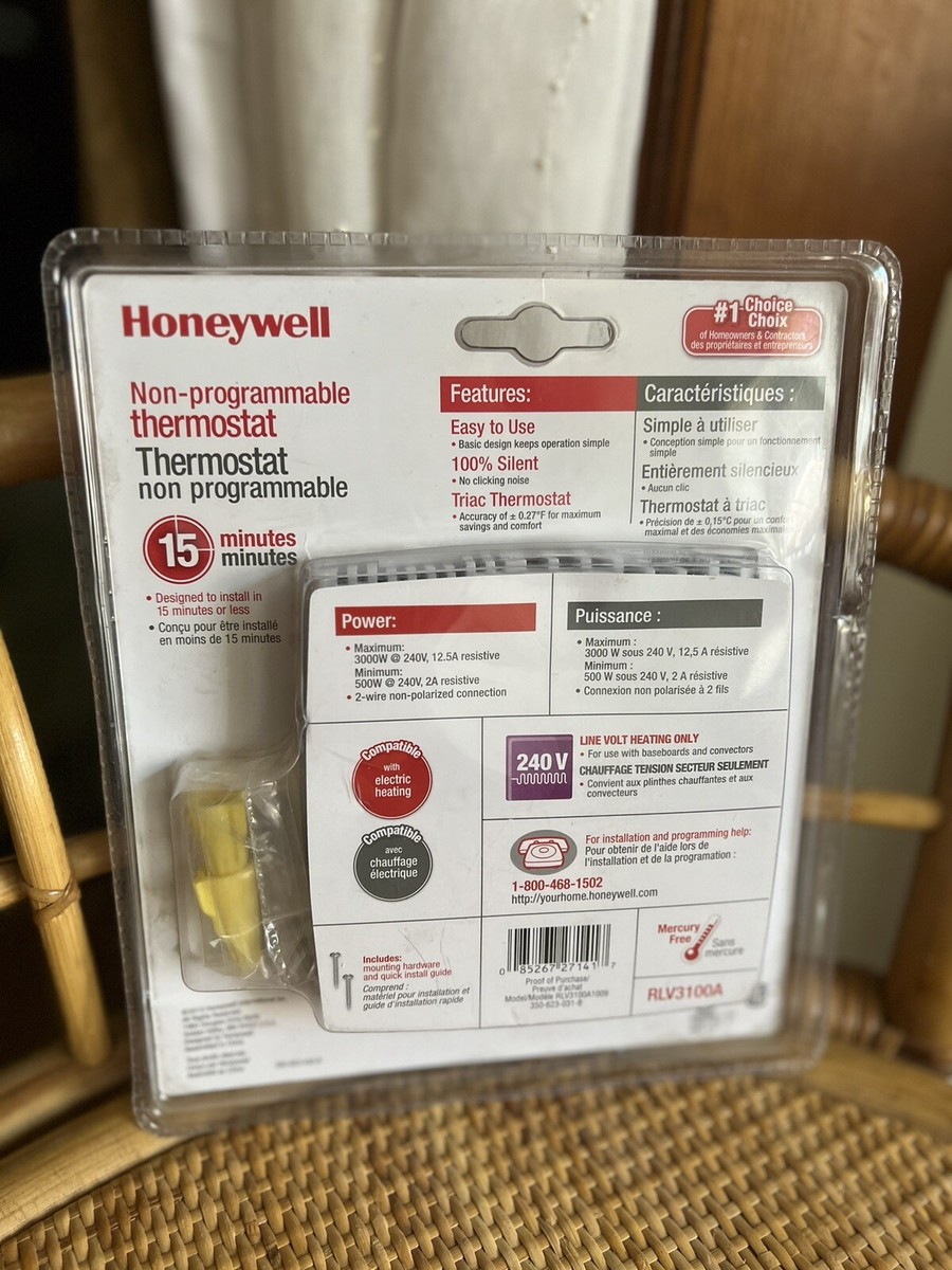 Honeywell Heat Only Non Programmable Thermostat ( Electric Heat only)(04) |  eBay