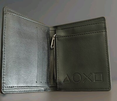 NEW PlayStation 2 Retro Wallet - Tri-folding Zipper Gaming PS2