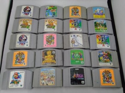 Lot 20 set】Nintendo 64 N64 Game soft Software mario zelda