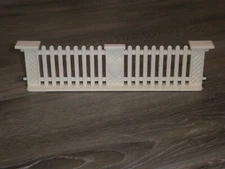 Playskool Dollhouse White Garden Picket Heart Fence #1 for Garden Backyard