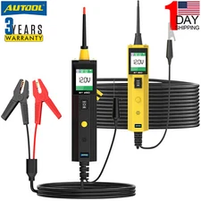 AUTOOL 6-30V 12V Car Circuit Tester Probe Multimeter Electrical System Analyzer