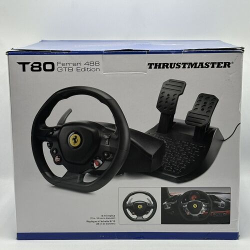  Thrustmaster T80 Racing Wheel (PS5, PS4, PC) : Everything Else