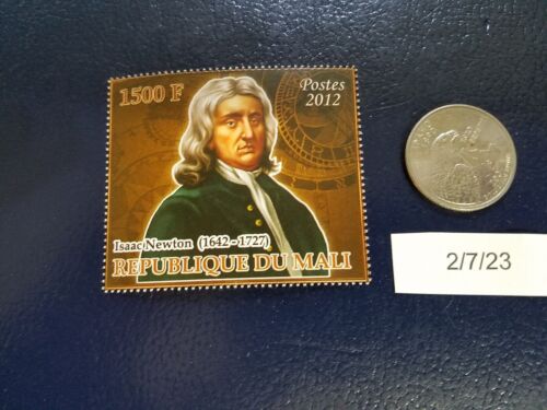 Isaac Newton English polymath 2012 Republique Du Mali Stamp - Picture 1 of 1