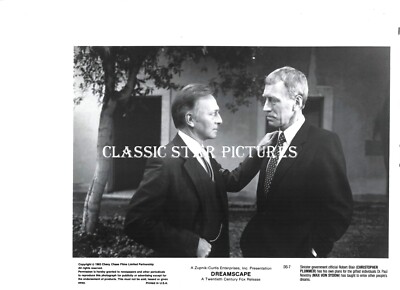 N615 Christopher Plummer Max Von Sydow Dreamscape 1984 8 x 10 vintage photo