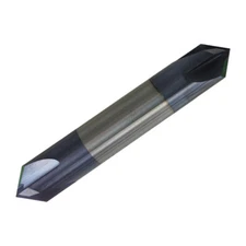 1Pc 1/2" 4 Flute 90 Degree Solid Carbide Chamfer Mill - Double End- AlTiN Coated