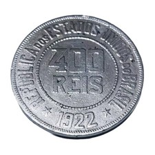1922 Brazil 400 Reis EF-MBC Km520