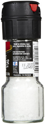 Mccormick Grinders Sea Salt Grinder (Pack 6)