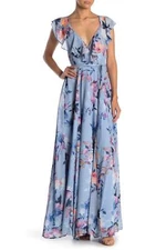 NWT $248 Yumi Kim Hudson Stone M Full Bloom Maxi DR-18137M