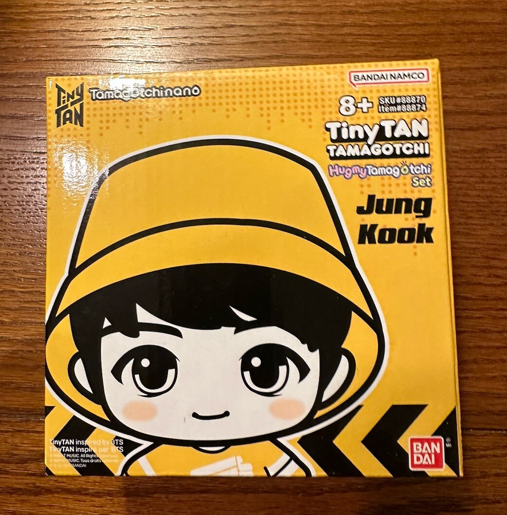 New BTS TinyTan JUNG-KOOK Mic Drop Vinyl Doll Hug My Tamagotchi