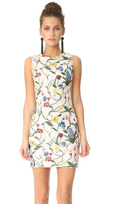 Alice + Olivia Embroidered Nat Dress White Floral Size 6 NWOT | eBay Alice + Olivia Embroidered Nat Dress White Floral Size 6 NWOT | eBay