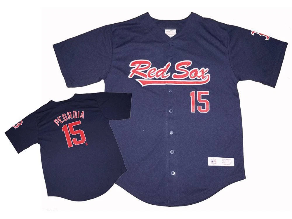 Dustin Pedroia #15 Boston Red Sox Kids/Youth Baseball Jersey XS(4/5) - XXL  (18)