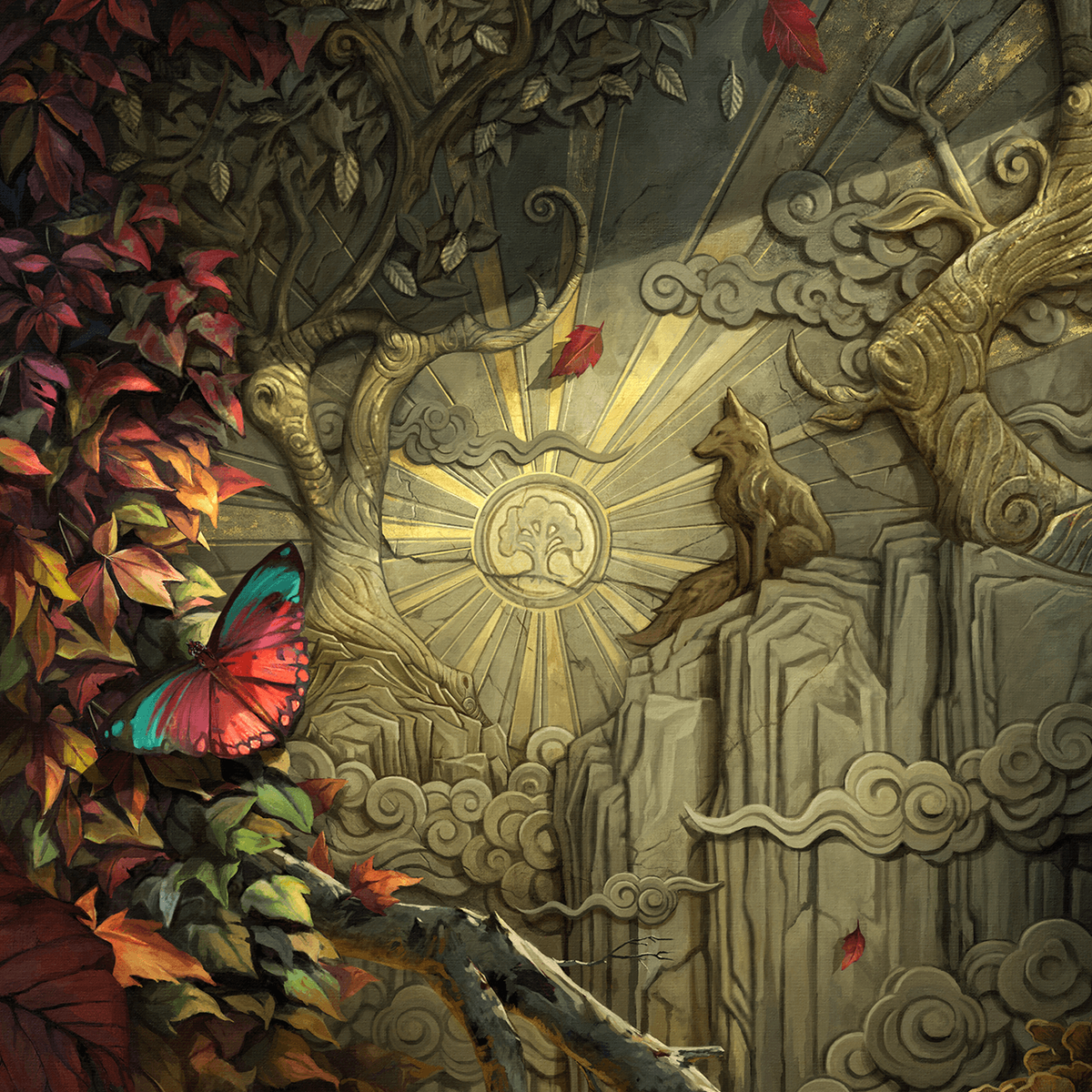MTG Secret Lair Forest (476) -SLD Magali Villeneuve NM MTG Secret Lair Forest (476) -SLD Magali Villeneuve NM