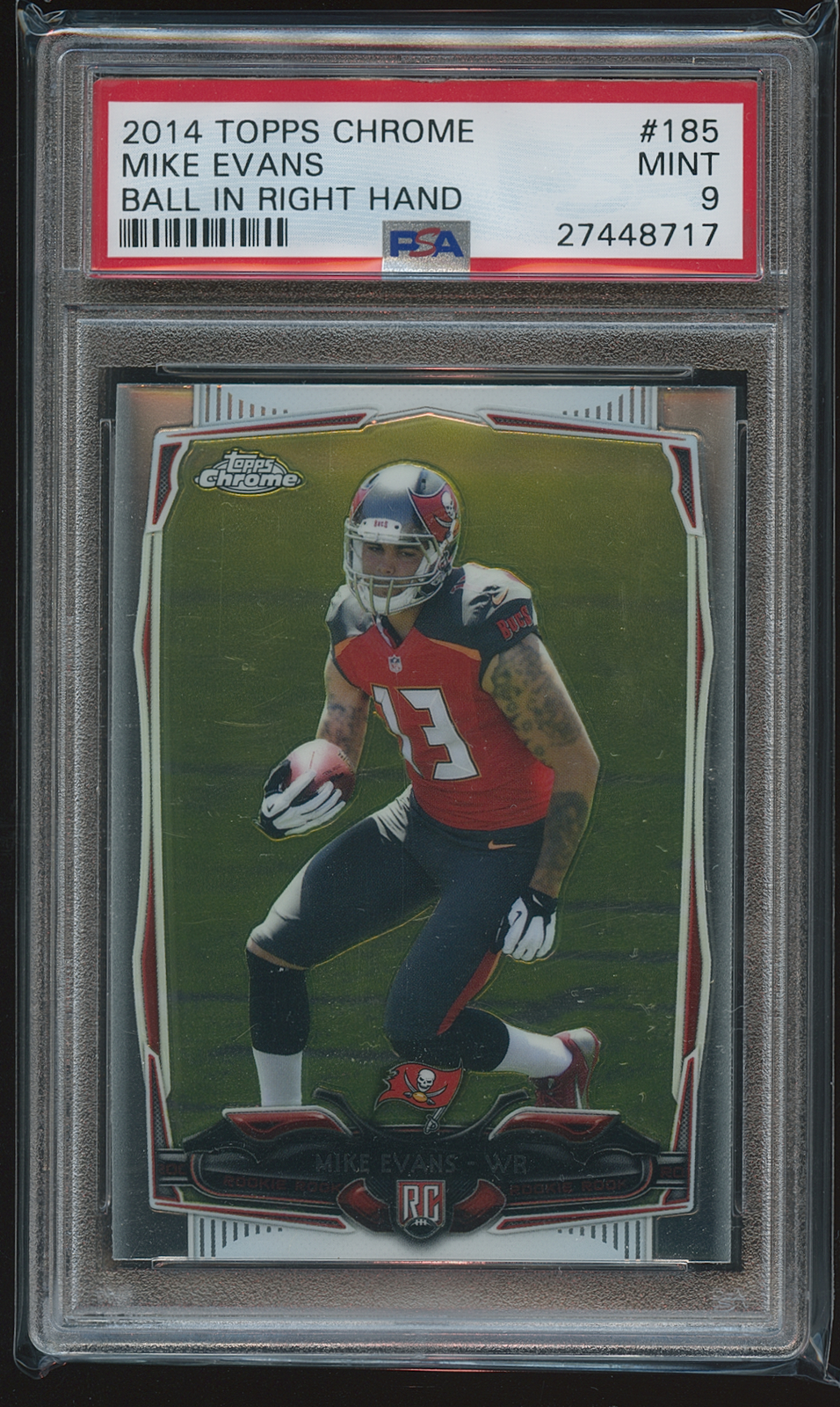 Mike Evans 2014 Topps Chrome RC #185 PSA 9 MINT