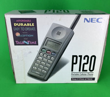 Vintage 1993 NEC P120 Portable Cellular Mobile Phone NOT WORKING UNTESTED