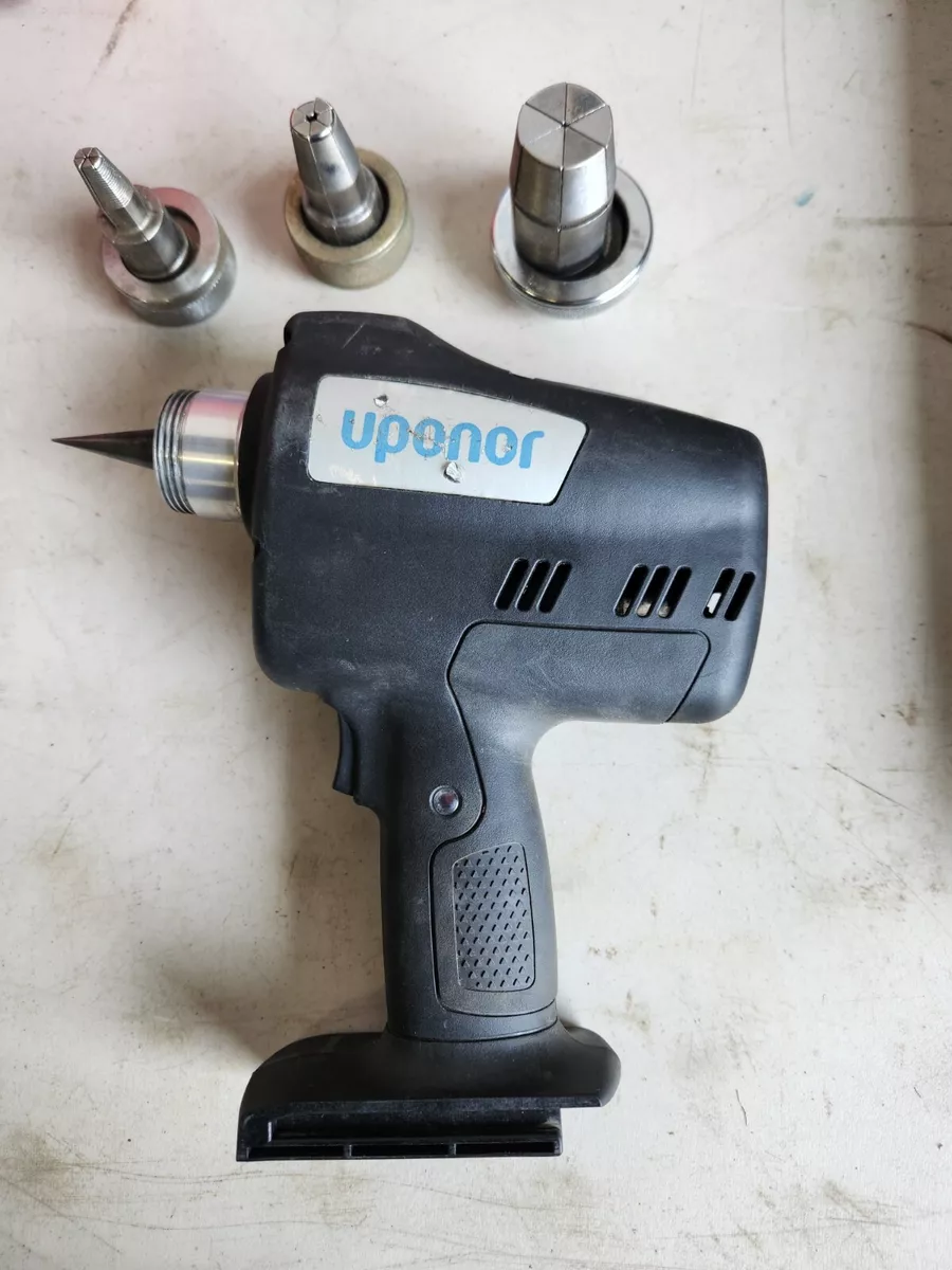 Uponor Expansion Tool Cordless W Case 2 Batteries and 3 Jaws eBay
