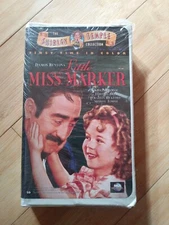 Little Miss Marker VHS Tape 1996 Clamshell Case Shirley Temple Colorized