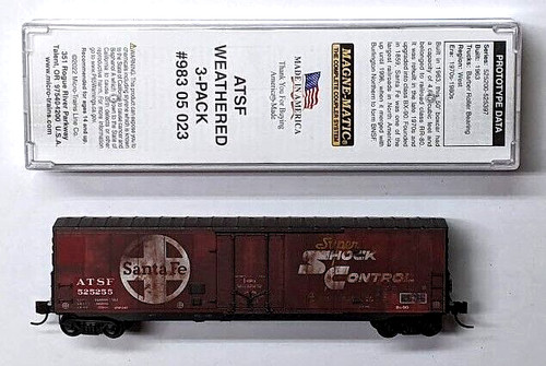 MTL Micro-Trains 18146270 Santa Fe Bx-90 ATSF 525280 FW desgastado de fábrica JC | Zustand: New