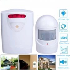 Wireless Driveway Alarm Infrared Motion Sensor Home Garage Alert Security System