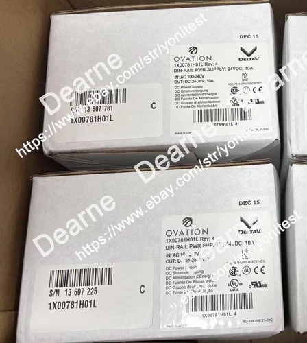NEW EMERSON 1X00781H01L electric power source Fast shipping via FedEx or DHL